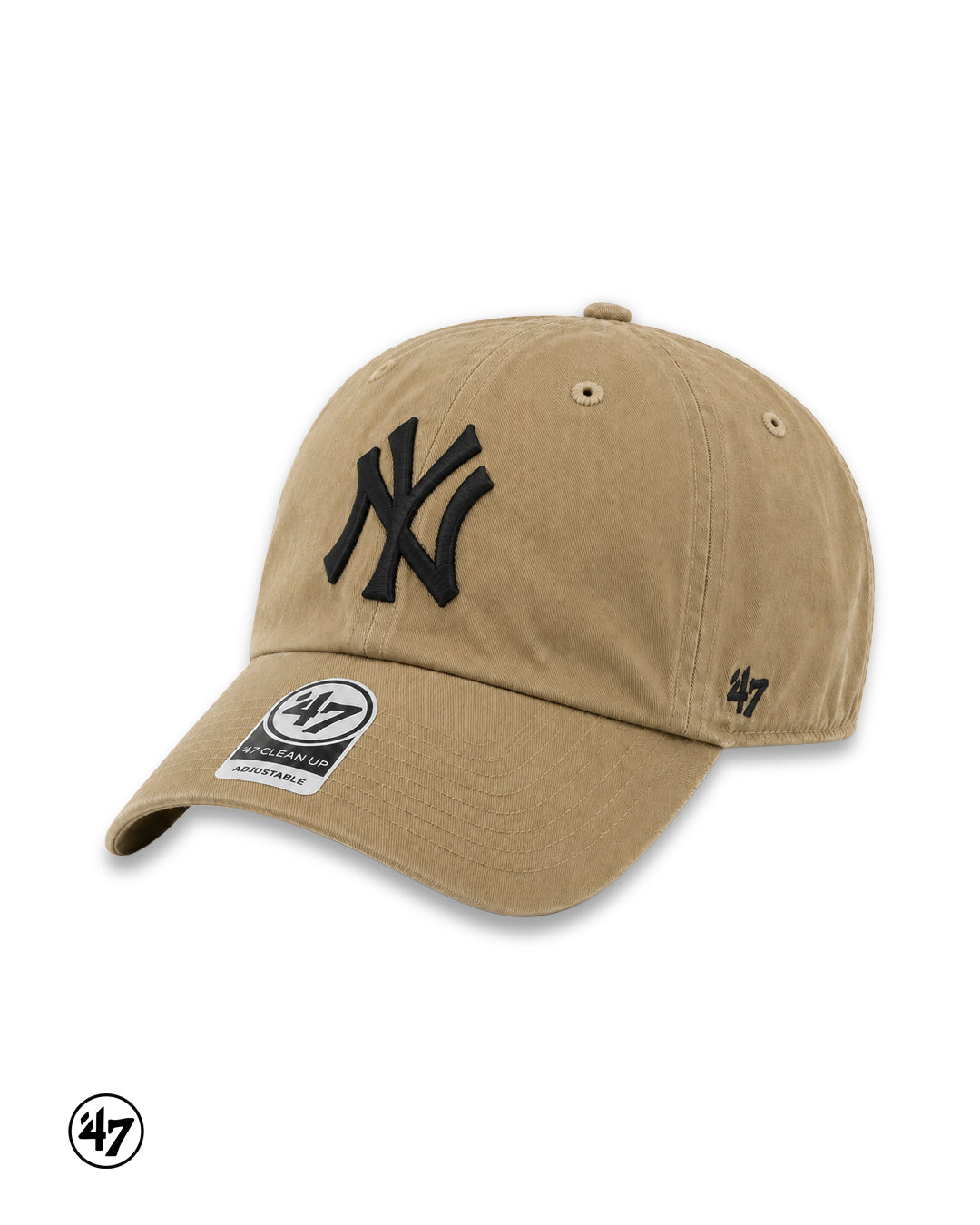 GORRA NY '47 - BEIGE/NEGRO