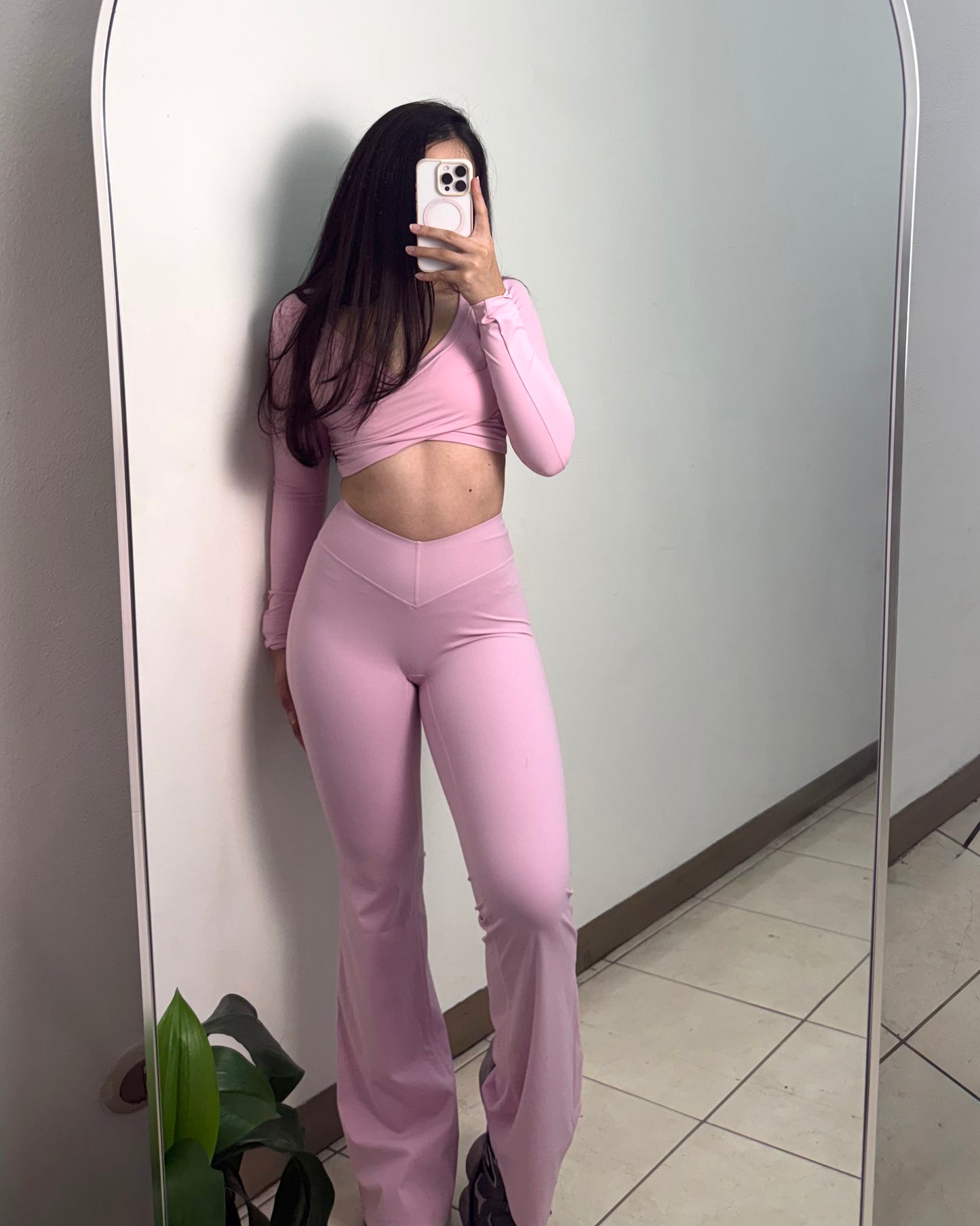 LUNA LEGGINS FLARE - ROSADO