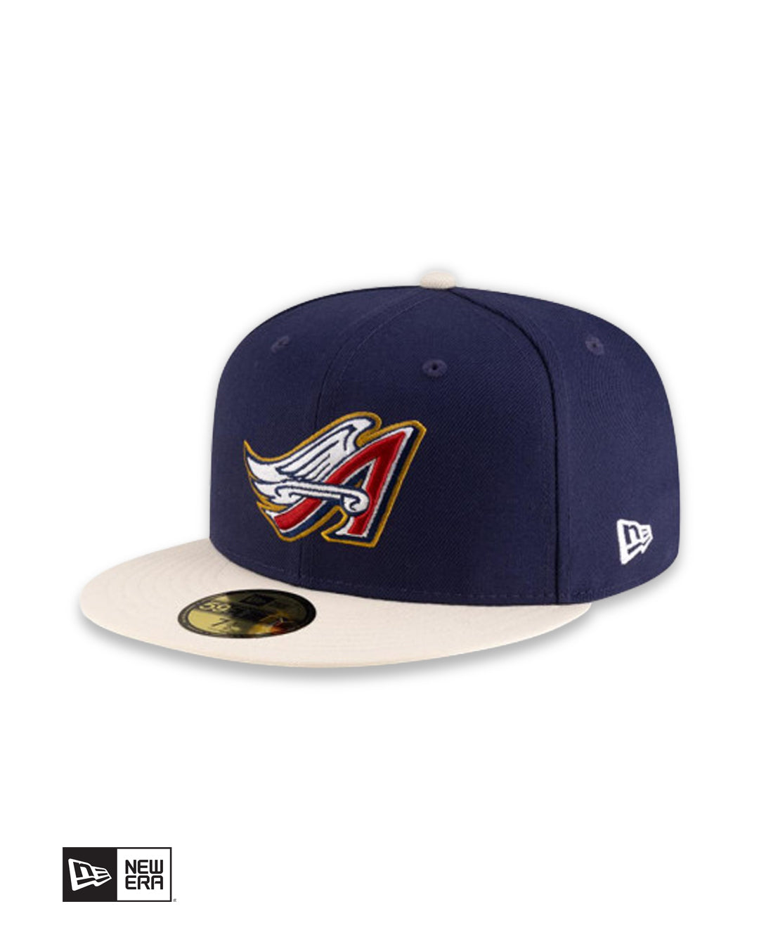 GORRA NEW ERA ANAHEIM ANGELS VISOR CLIP 59FIFTY - AZUL MARINO/CREMA