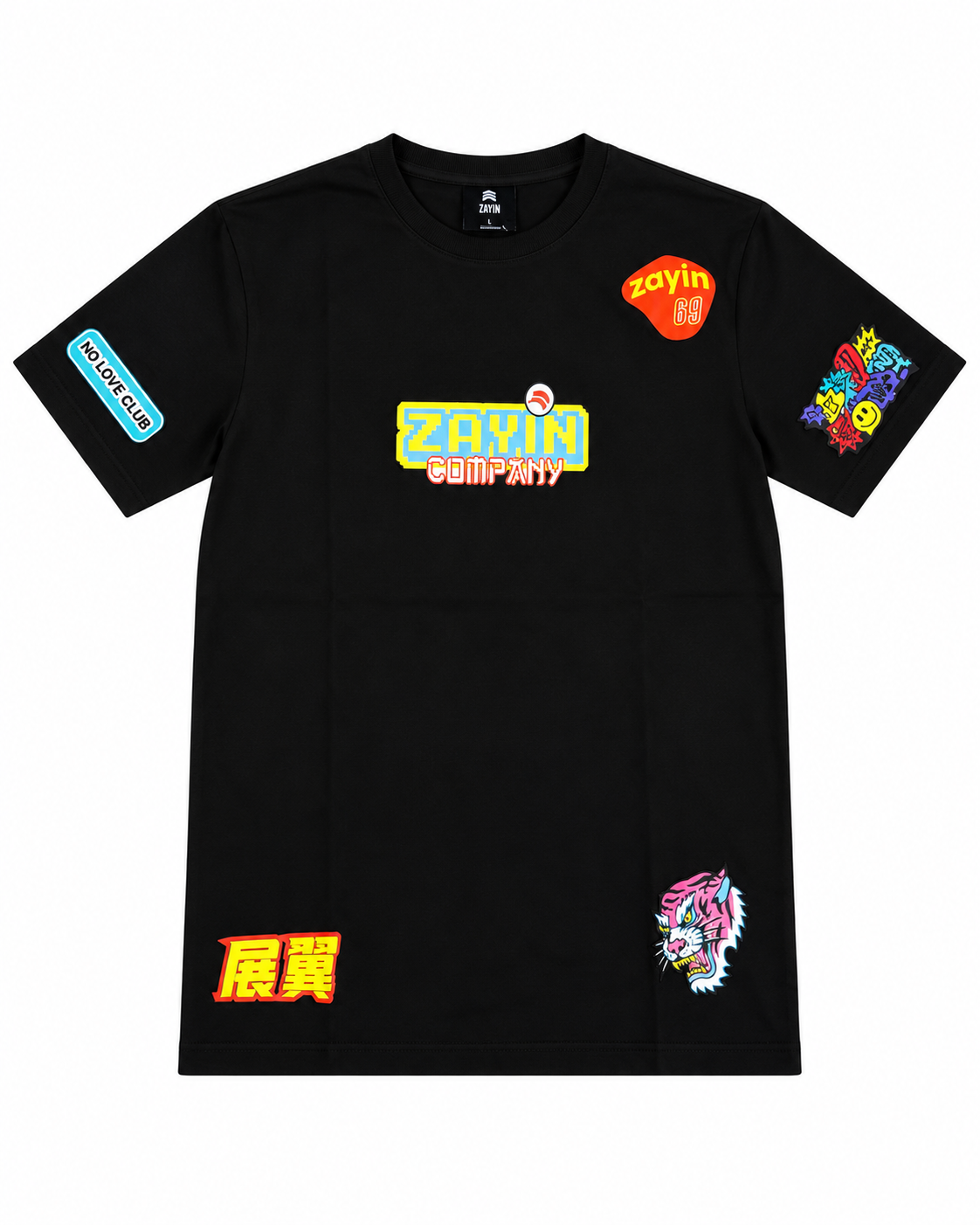 CAMISETA ESTAMPADA ZAYIN - NEGRO
