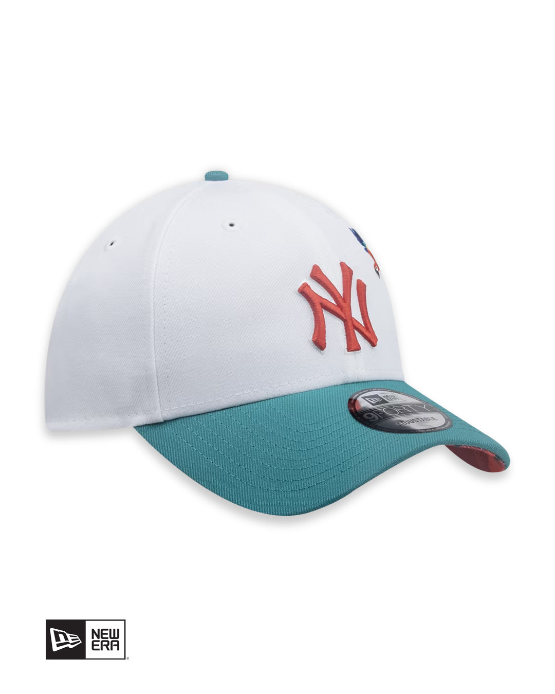 GORRA NEW ERA NY CITY ELEMENT 9FORTY -  BLANCO/TURQUESA