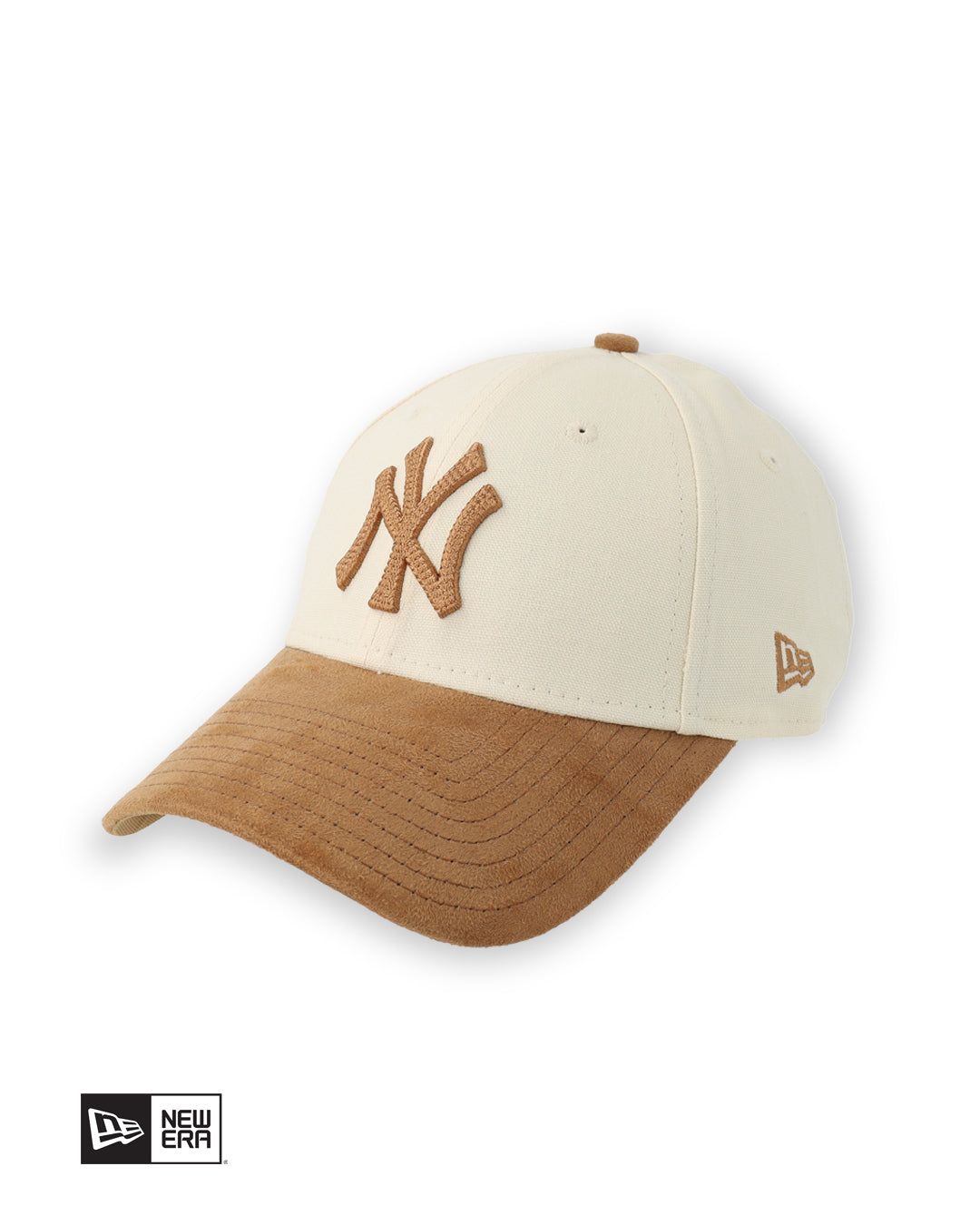 GORRA NEW ERA NY 9FORTY - BEIGE / CAFÉ
