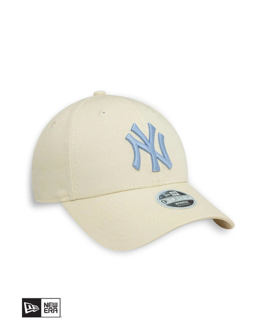 GORRA NEW ERA NY LEAGUE ESSENTIAL 9FORTY - BEIGE / CELESTE