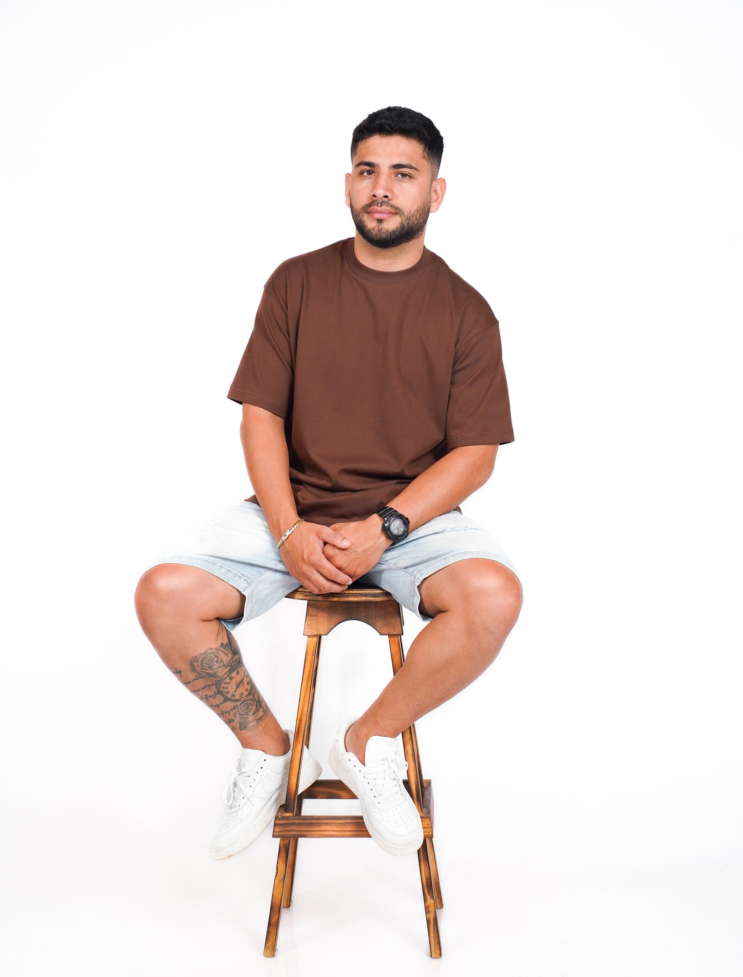 CAMISA OVERSIZE OSLO 275G - CAFÉ