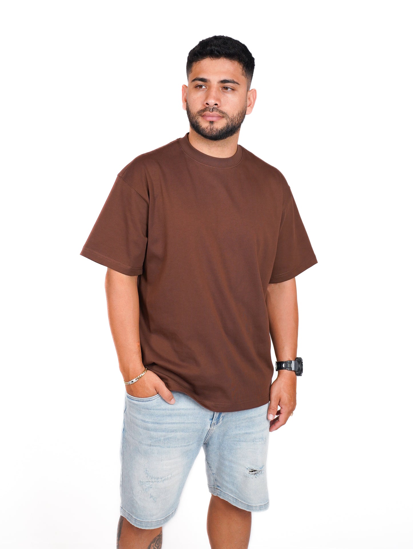 CAMISA OVERSIZE OSLO 275G - CAFÉ