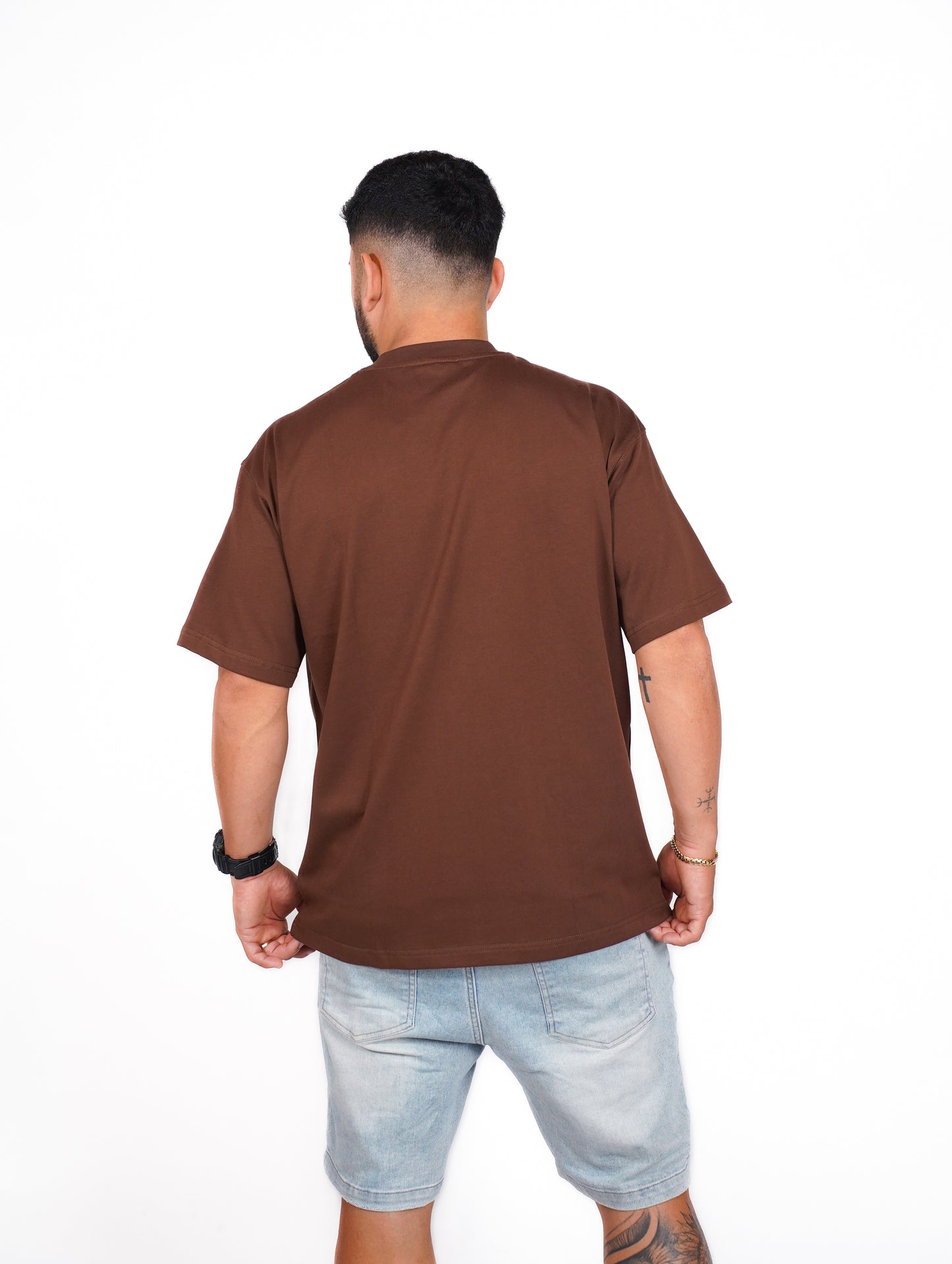 CAMISA OVERSIZE OSLO 275G - CAFÉ