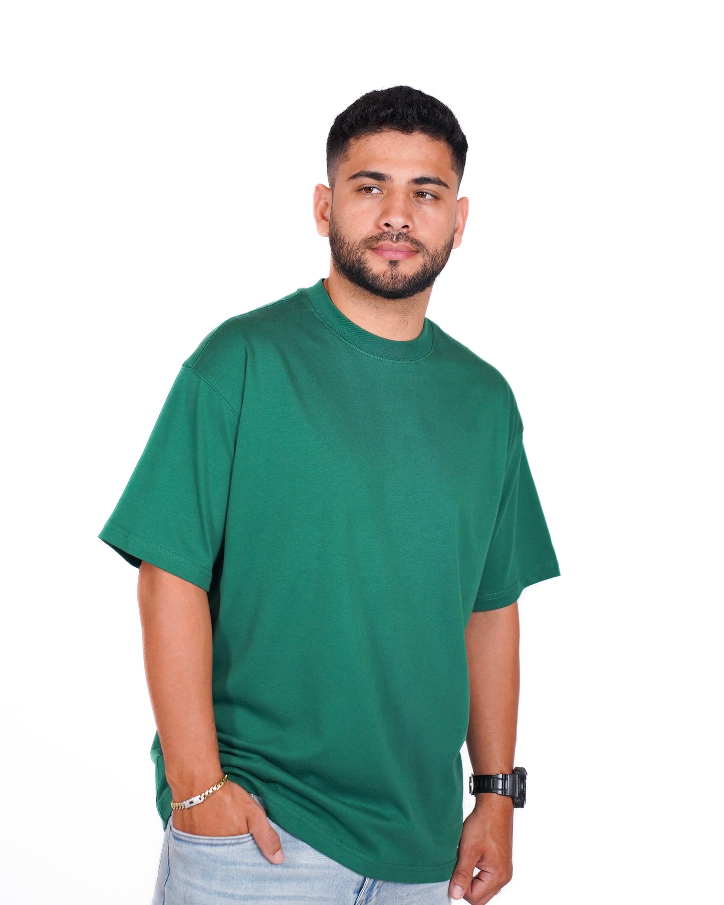 CAMISA OVERSIZE OSLO 275G - VERDE