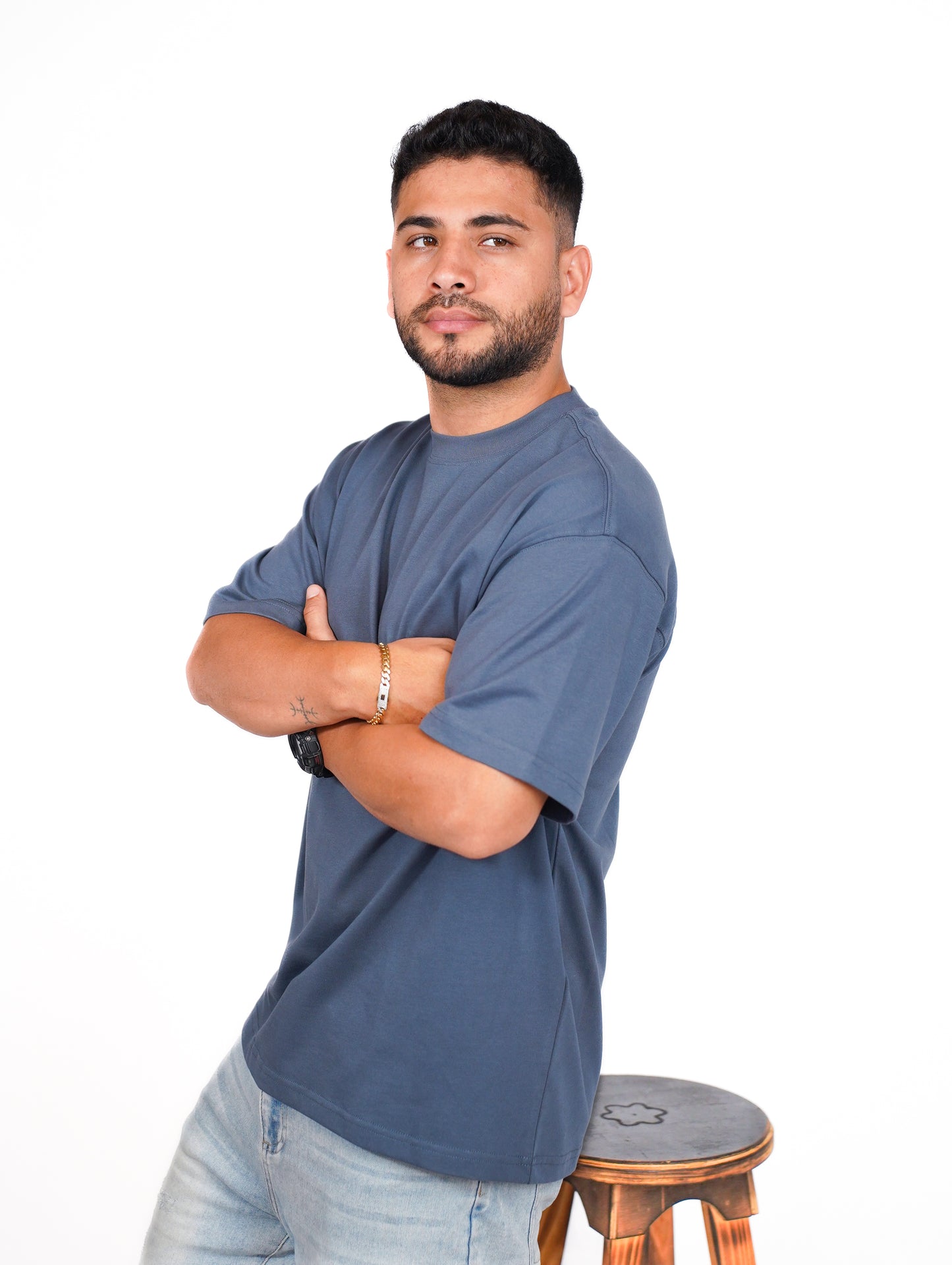 CAMISA OVERSIZE OSLO 275G - AZUL OCEAN