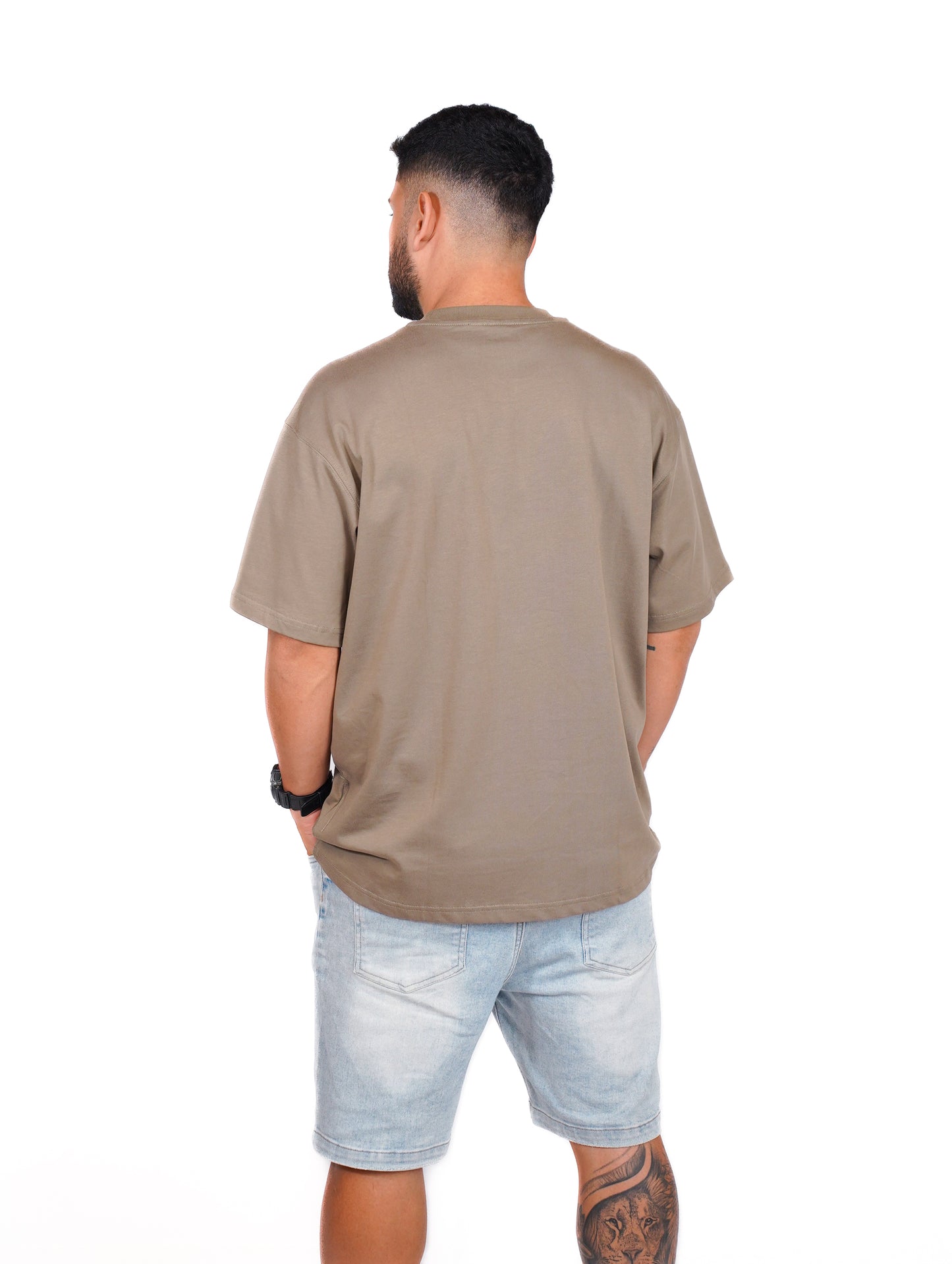 CAMISA OVERSIZE OSLO 275G - VERDE GRASÁCEO