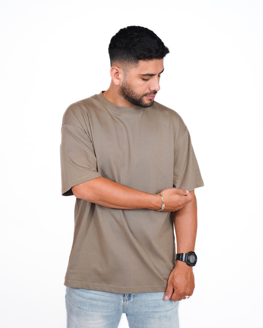 CAMISA OVERSIZE OSLO 275G - VERDE GRASÁCEO