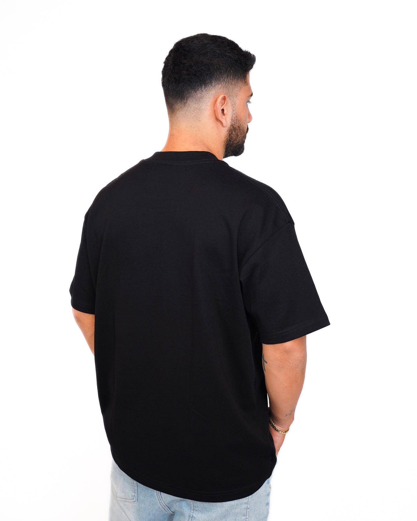 CAMISA OVERSIZE OSLO 280G - NEGRO