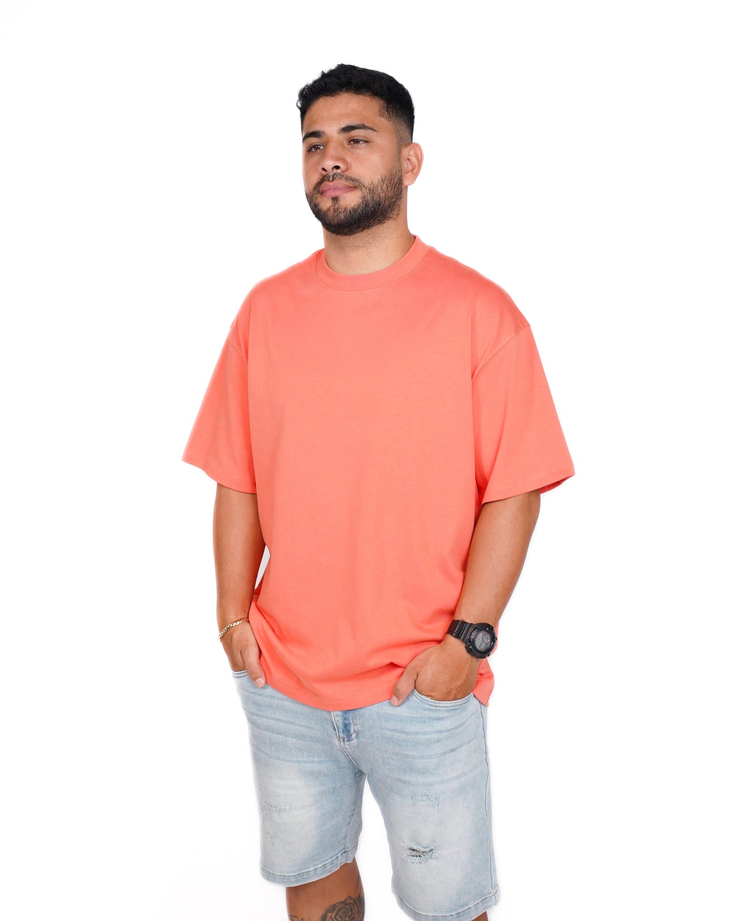 CAMISA OVERSIZE OSLO 275G - CORAL