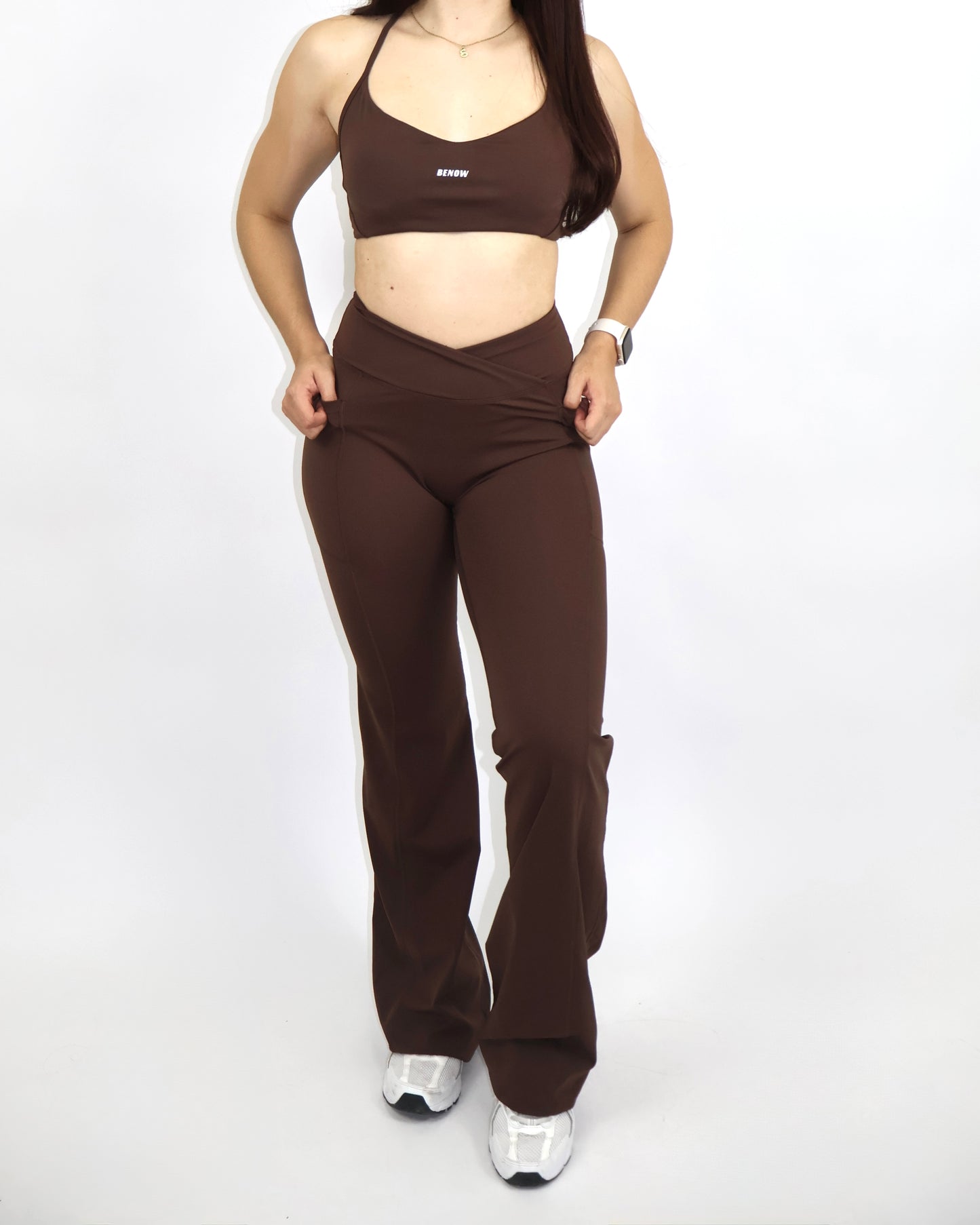 NOVA LEGGINS FLARE - CAFÉ