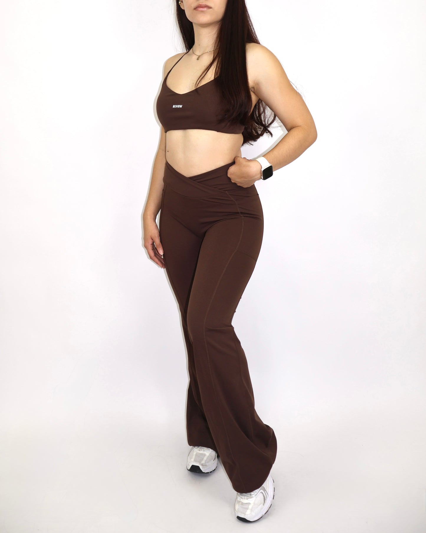 NOVA LEGGINS FLARE - CAFÉ