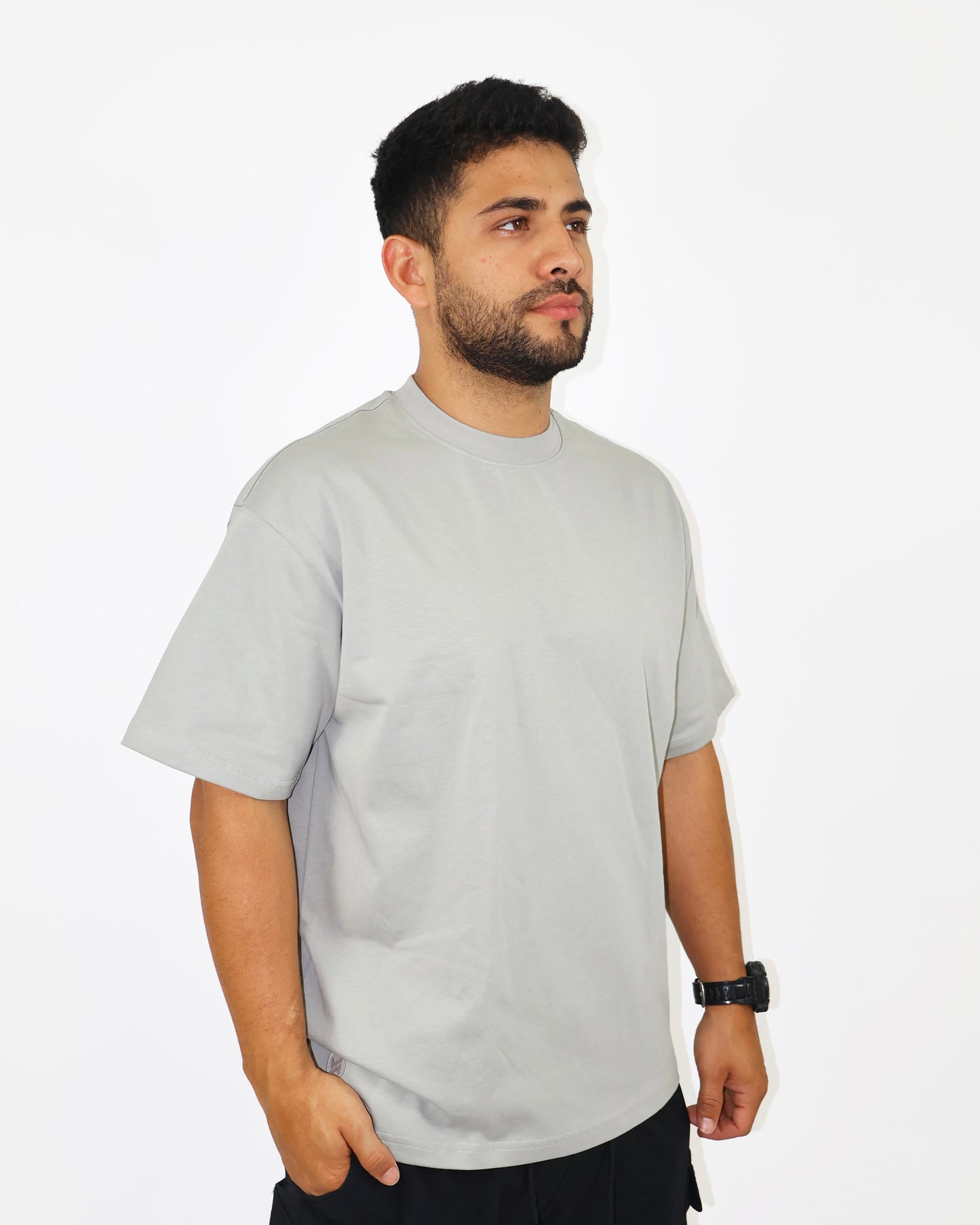 CAMISA OVERSIZE OSLO 275G - GRIS CLARO