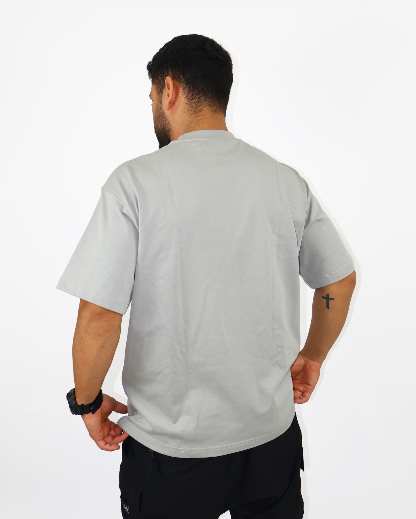 CAMISA OVERSIZE OSLO 275G - GRIS CLARO
