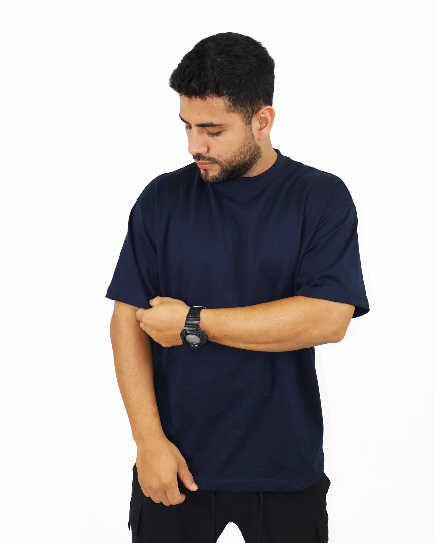 CAMISA OVERSIZE OSLO 275G - AZUL MARINO