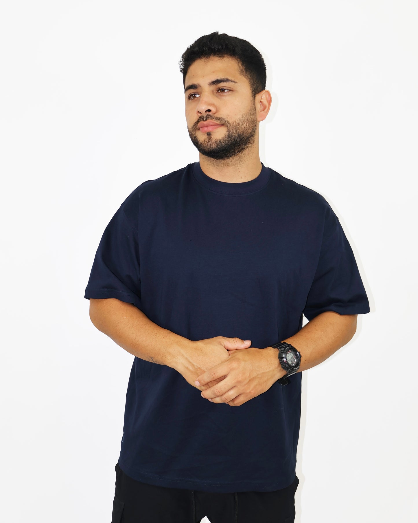 CAMISA OVERSIZE OSLO 275G - AZUL MARINO