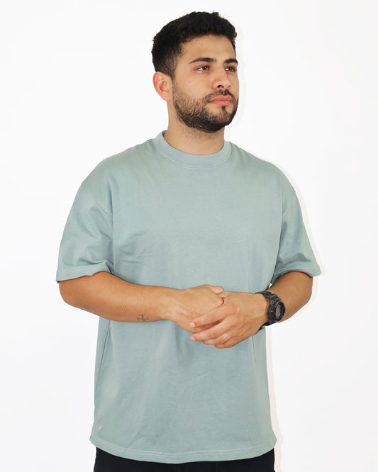 CAMISA OVERSIZE OSLO 280G - VERDE ESMERALDA