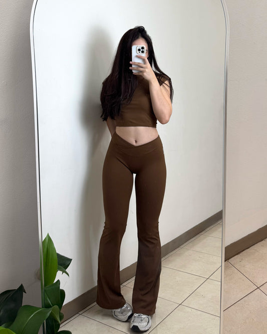 LIA BLUSA - CAFÉ