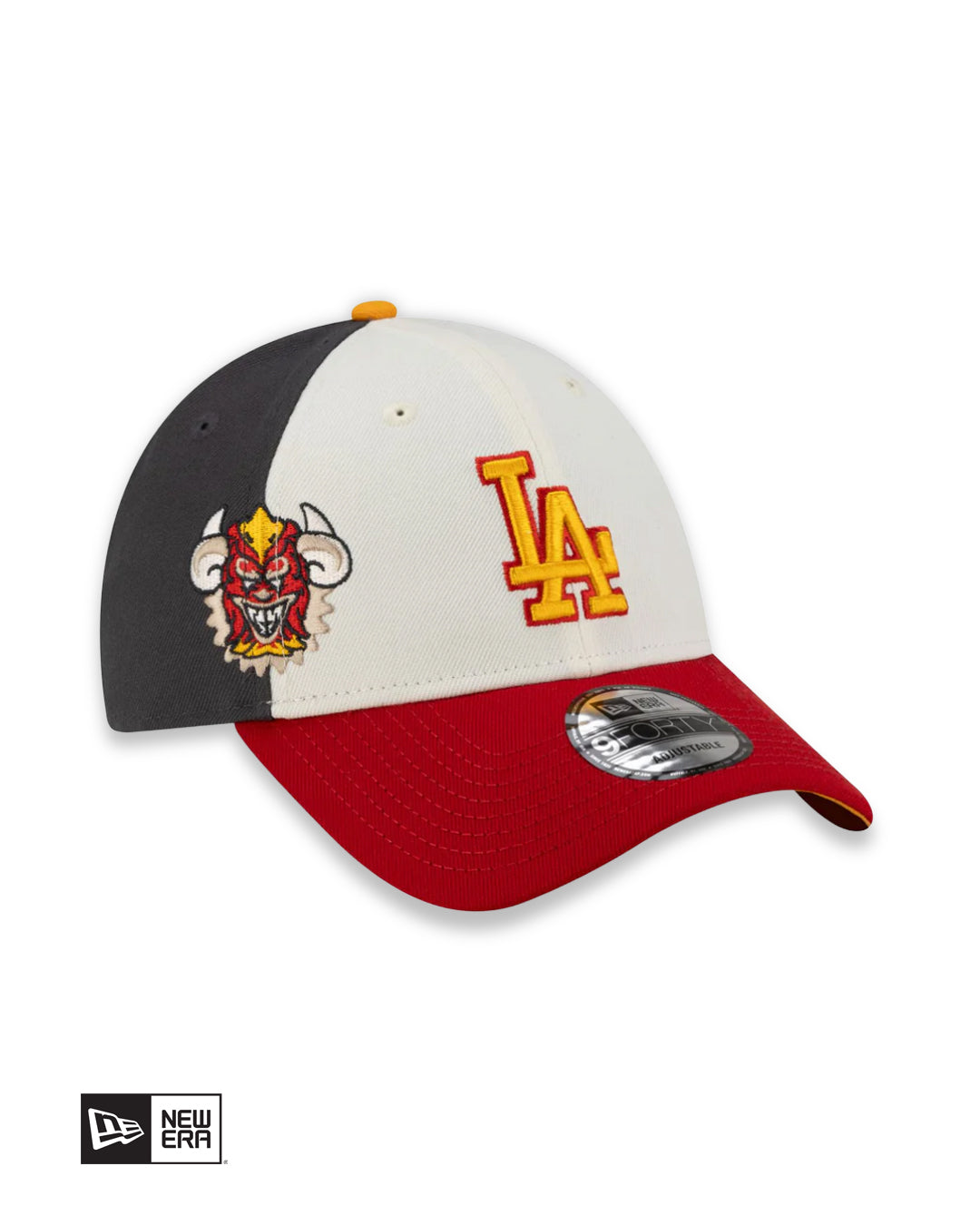 GORRA NEW ERA LA CITY ELEMENT 9FORTY BLANCO/ROJO