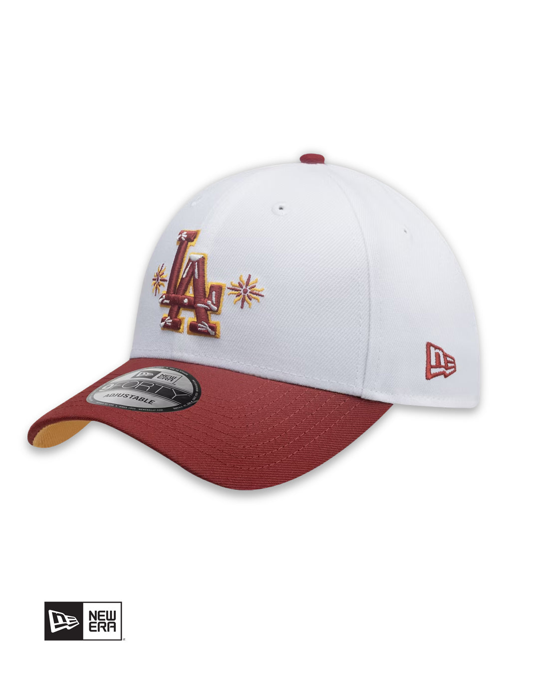 GORRA NEW ERA LA CITY ELEMENT 9FORTY - BLANCO/VINO