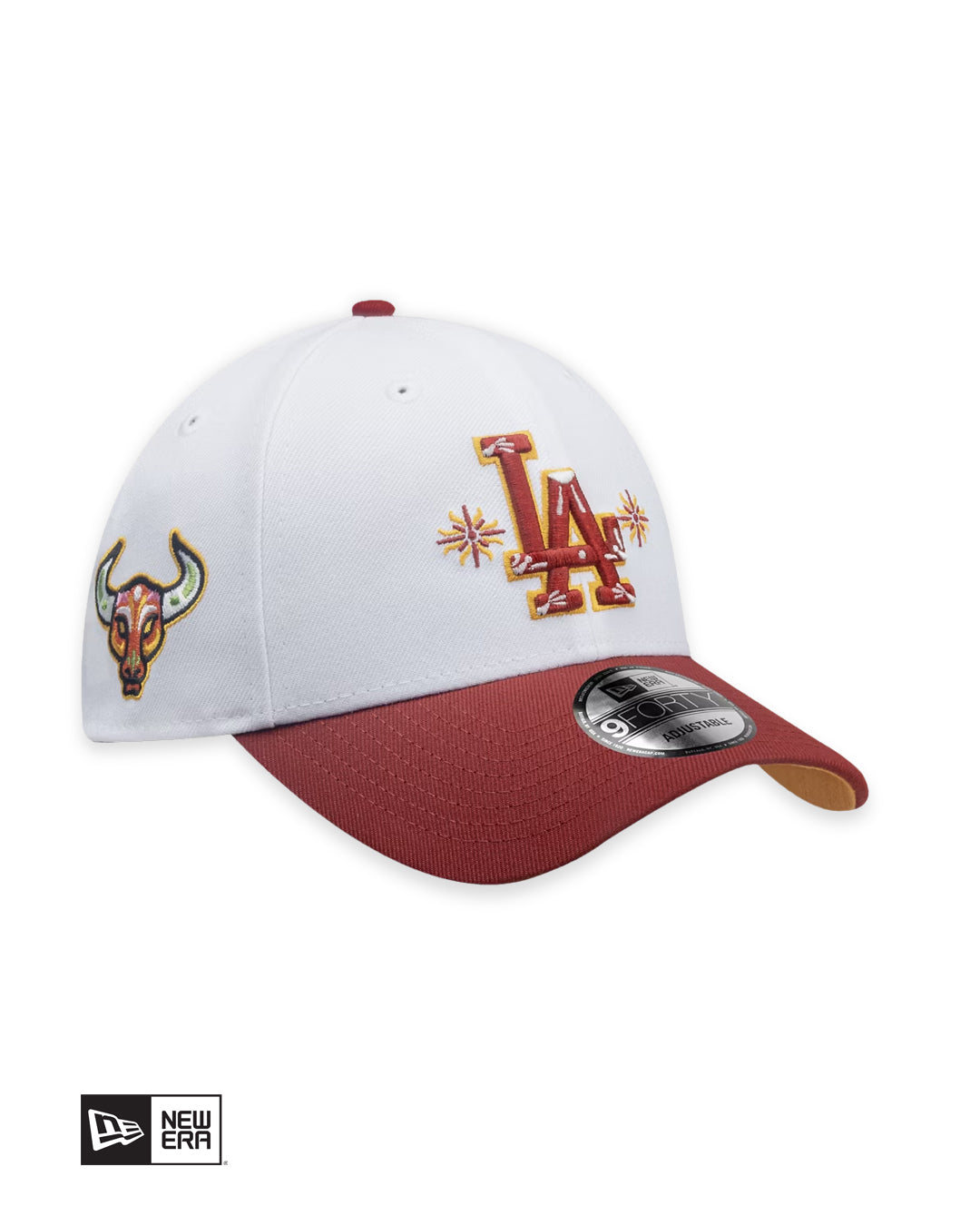 GORRA NEW ERA LA CITY ELEMENT 9FORTY - BLANCO/VINO