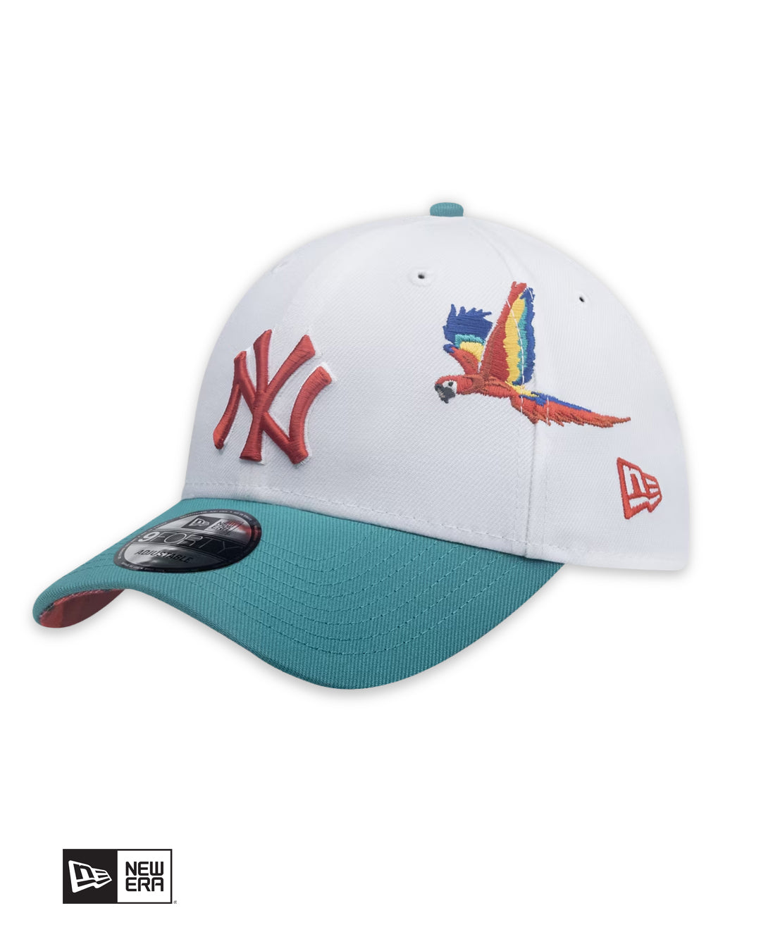 GORRA NEW ERA NY CITY ELEMENT 9FORTY -  BLANCO/TURQUESA