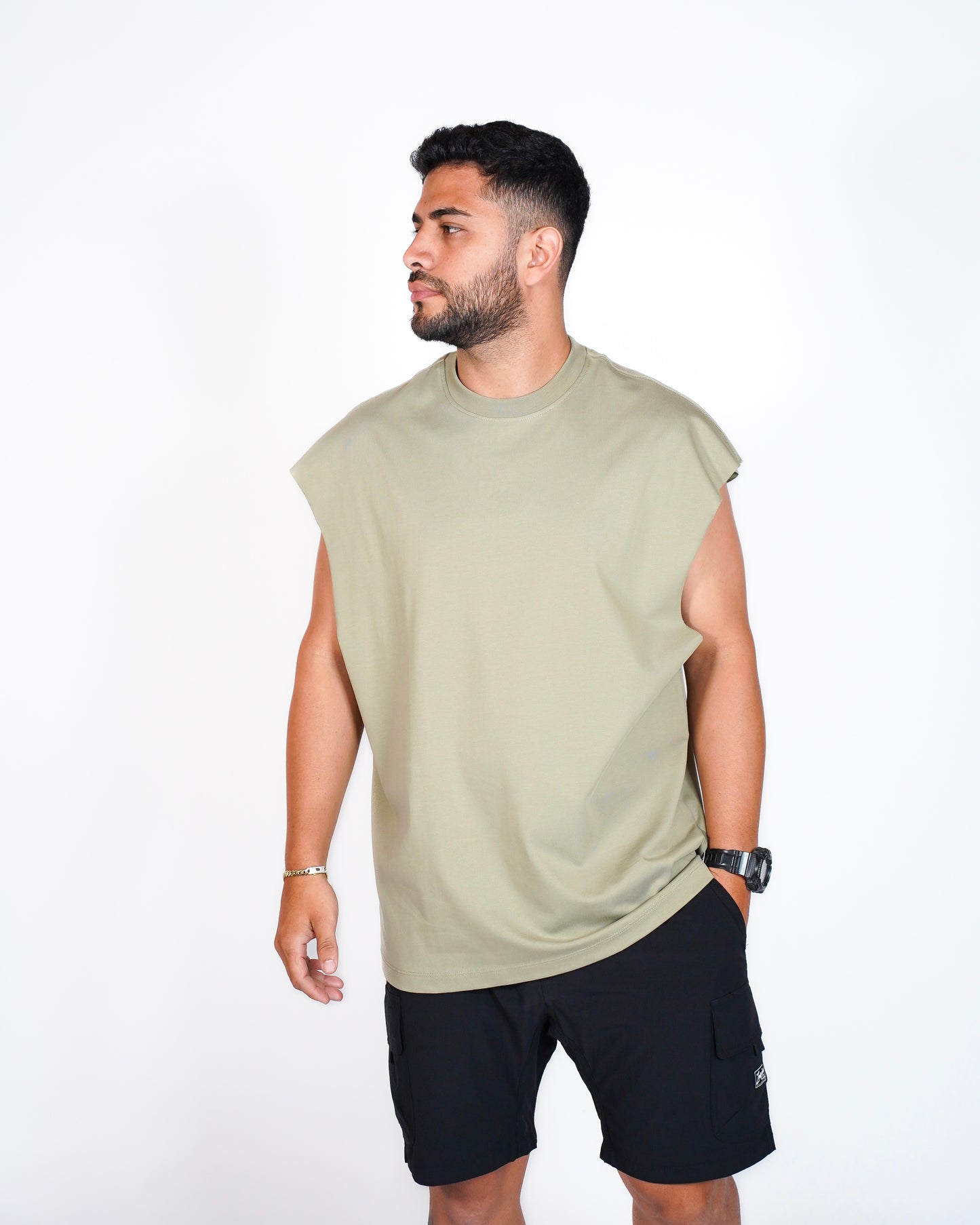TANK TOP OVERSIZE OSLO 315G - VERDE