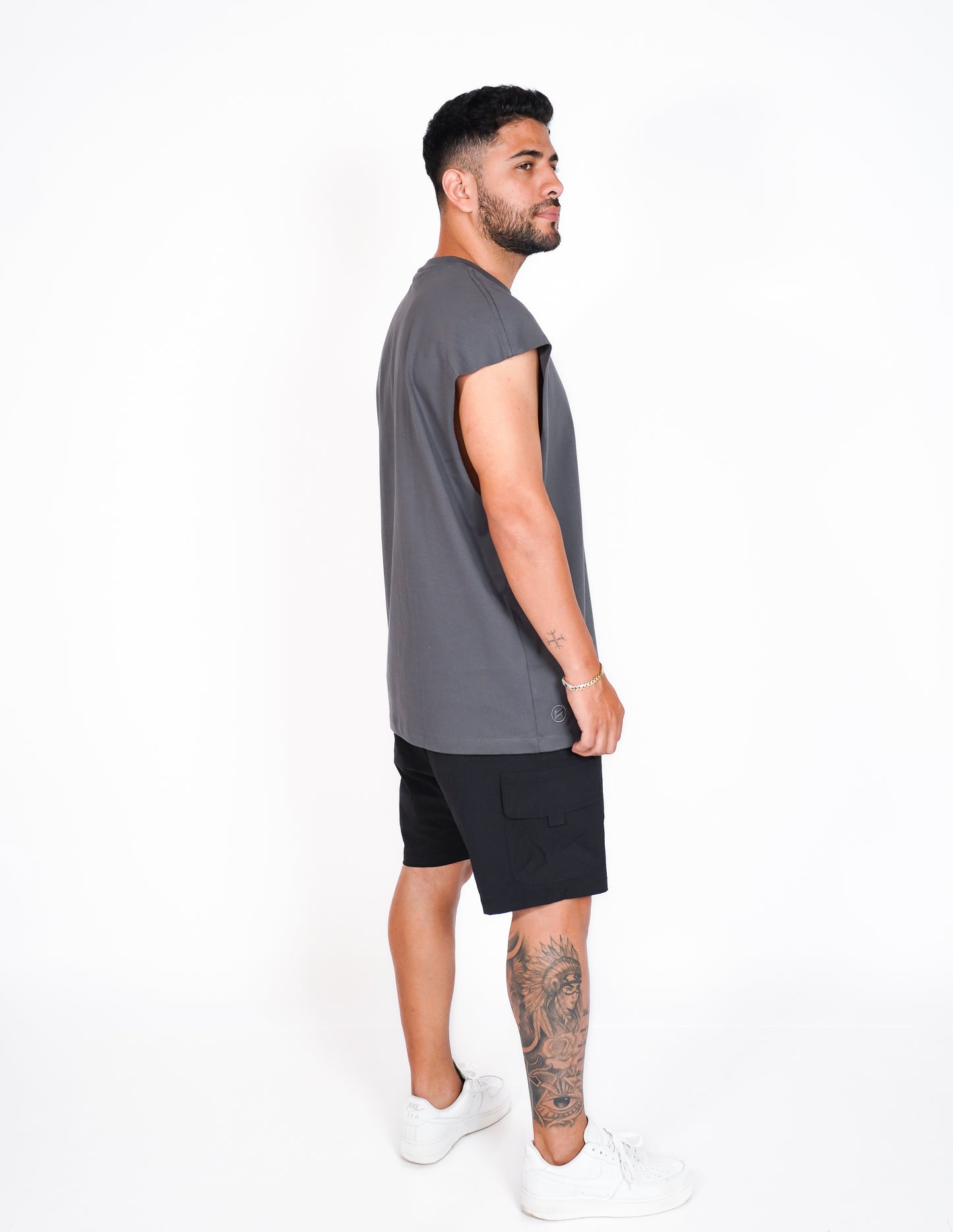 TANK TOP OVERSIZE OSLO 315G - GRIS
