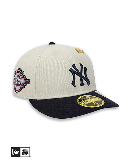 GORRA NEW ERA NEW YORK YANKEES 59FIFTY - CREMA Y AZUL MARINO