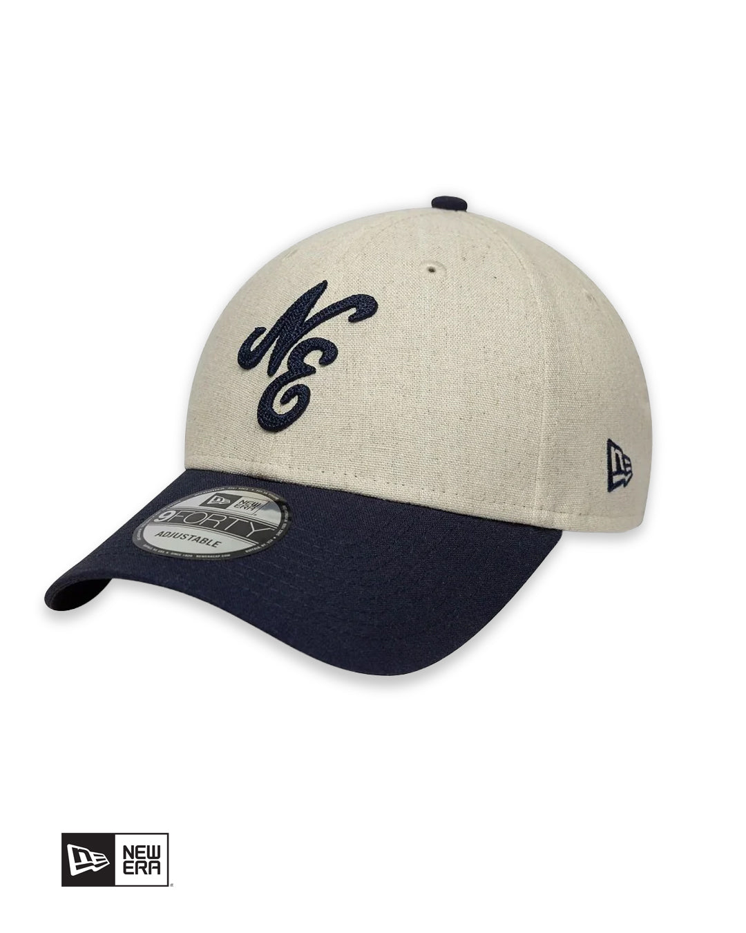 GORRA NEW ERA LINEN 9FORTY BEIGE/NAVY