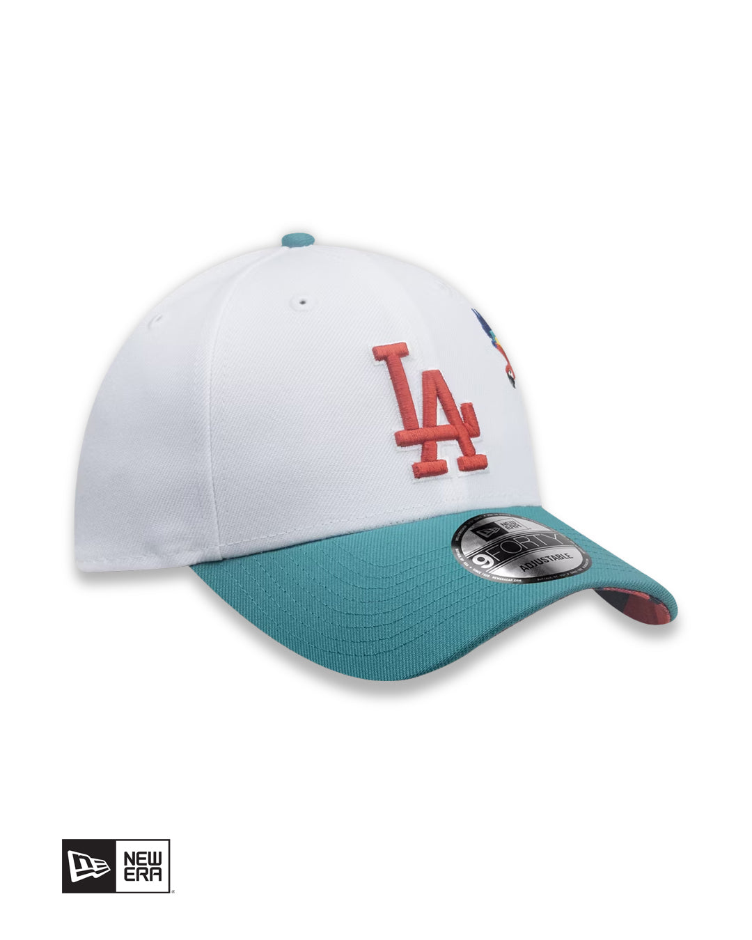 GORRA NEW ERA LA CITY ELEMENT 9FORTY -  BLANCO/TURQUESA