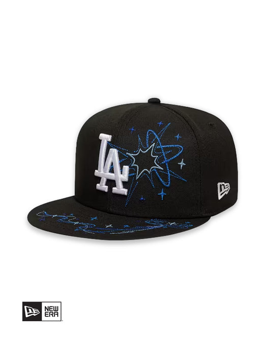 GORRA NEW ERA LA ZODIAC 59FIFTY -  NEGRO/BLANCO