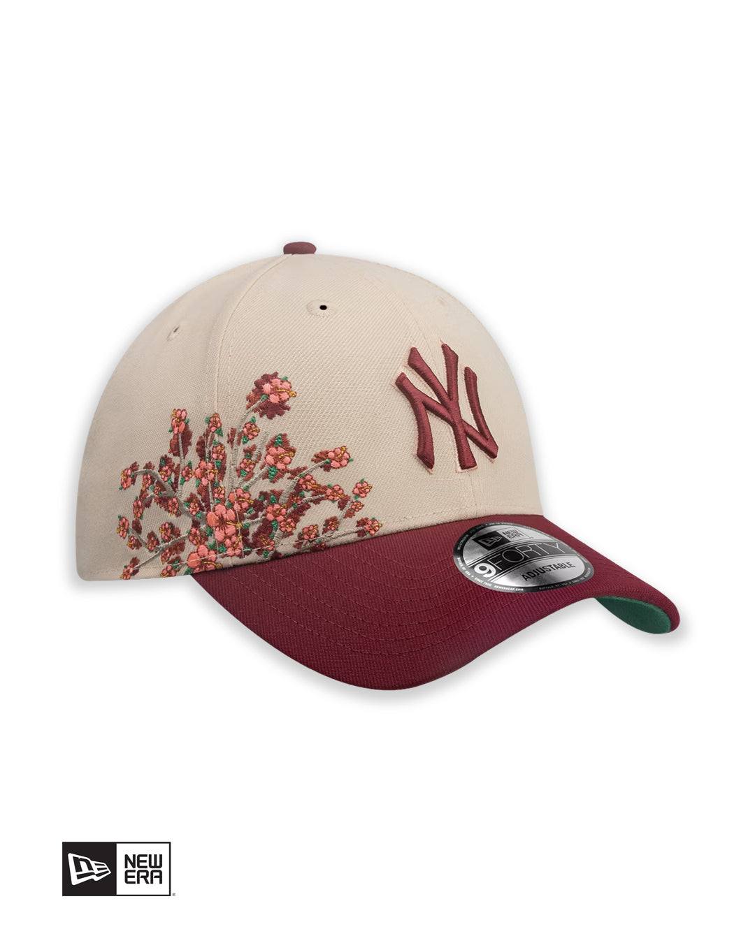 GORRA NEW ERA NY CITY ELEMENT 9FORTY CREMA/VINO