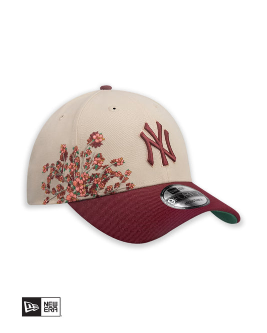 GORRA NEW ERA NY CITY ELEMENT 9FORTY CREMA/VINO