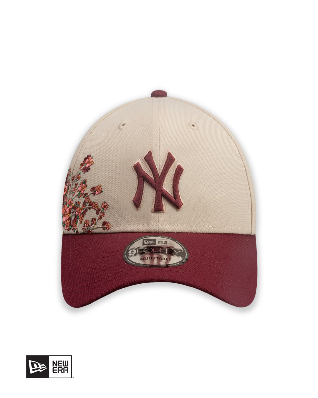GORRA NEW ERA NY CITY ELEMENT 9FORTY CREMA/VINO