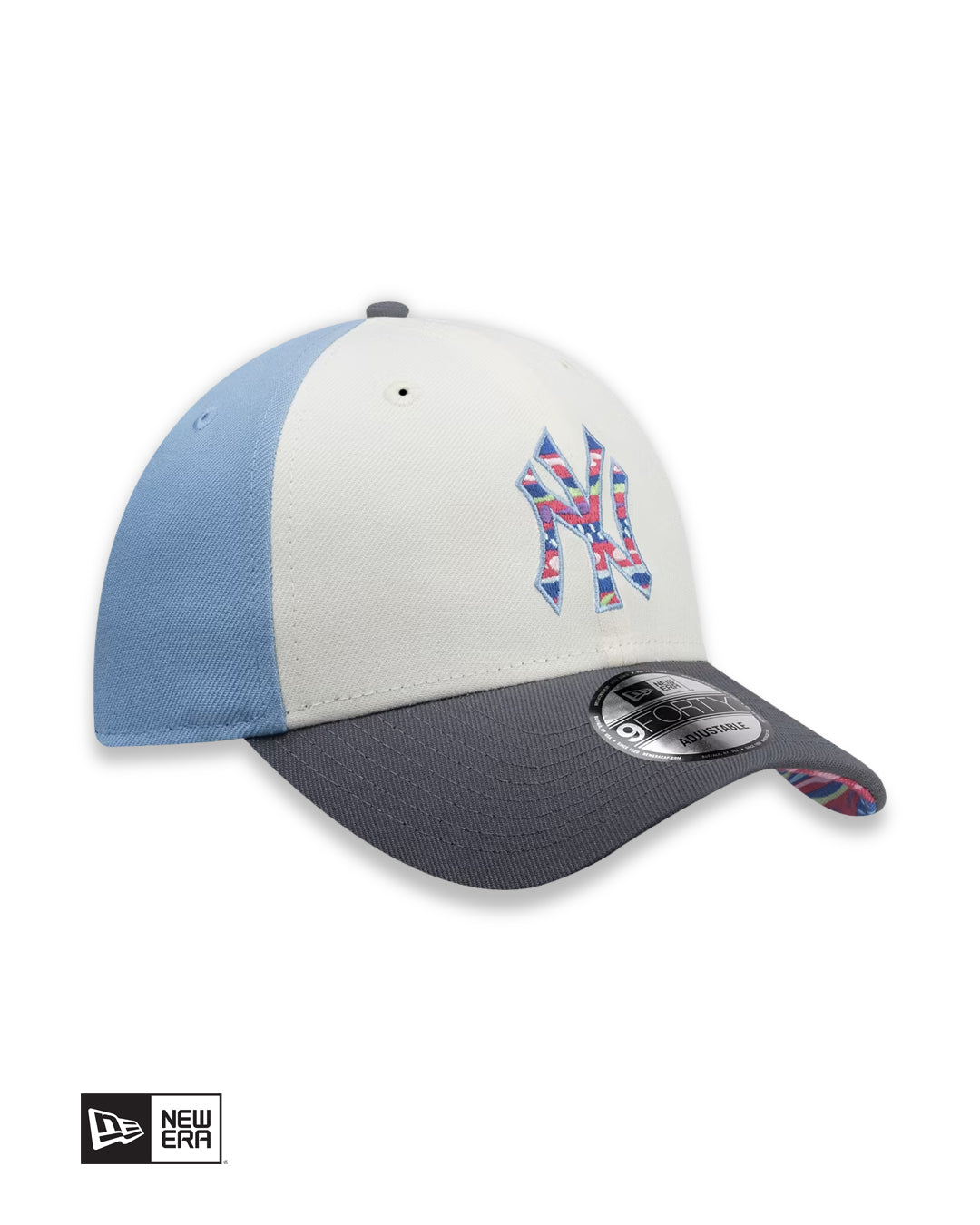 GORRA NEW ERA NY CITY ELEMENT 9FORTY CELESTE/GRIS