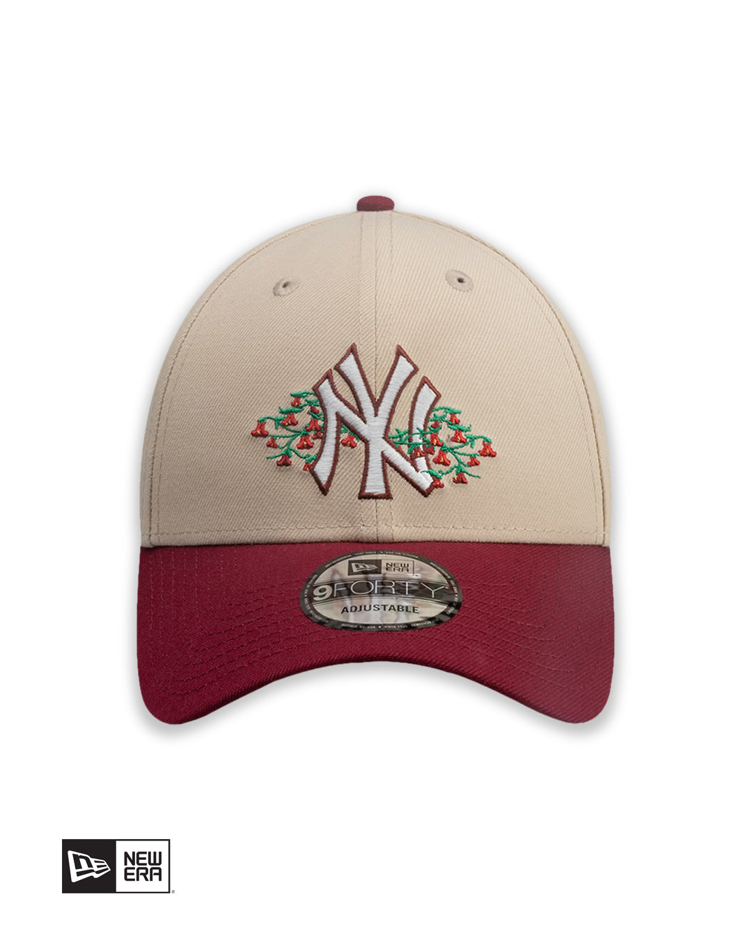 GORRA NEW ERA NY CITY ELEMENT 9FORTY BEIGE/VINO