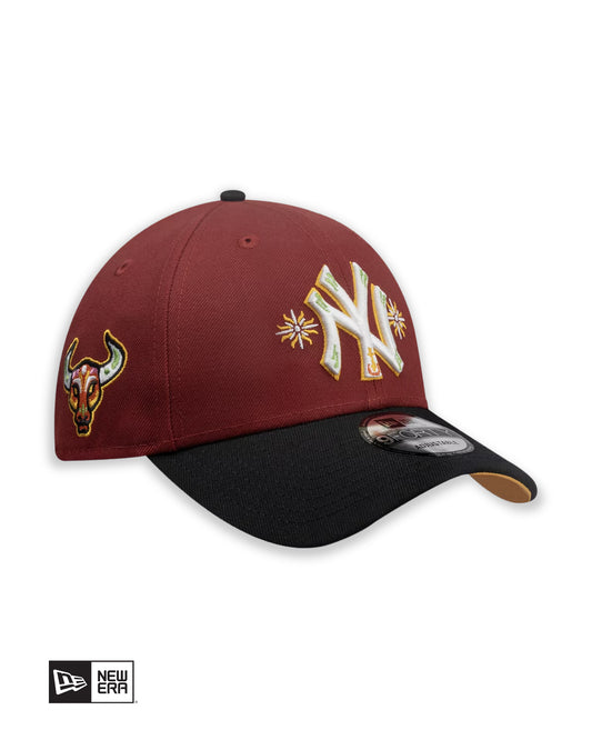 GORRA NEW ERA NY CITY ELEMENT BURDEO/NEGRO