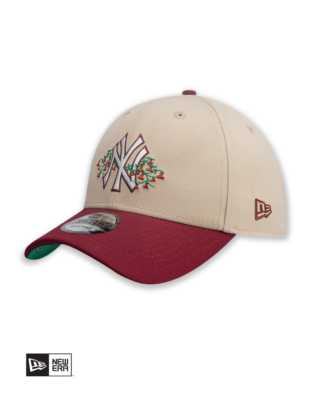 GORRA NEW ERA NY CITY ELEMENT 9FORTY BEIGE/VINO
