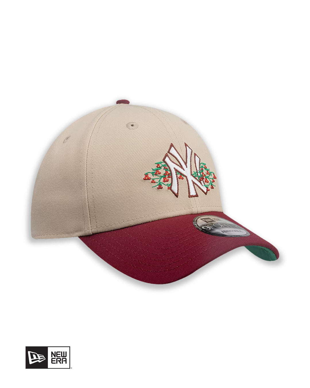 GORRA NEW ERA NY CITY ELEMENT 9FORTY BEIGE/VINO